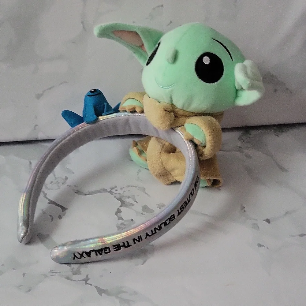 Disney Star Wars The Mandalorian Grogu & Frog Cutest Bounty Headband